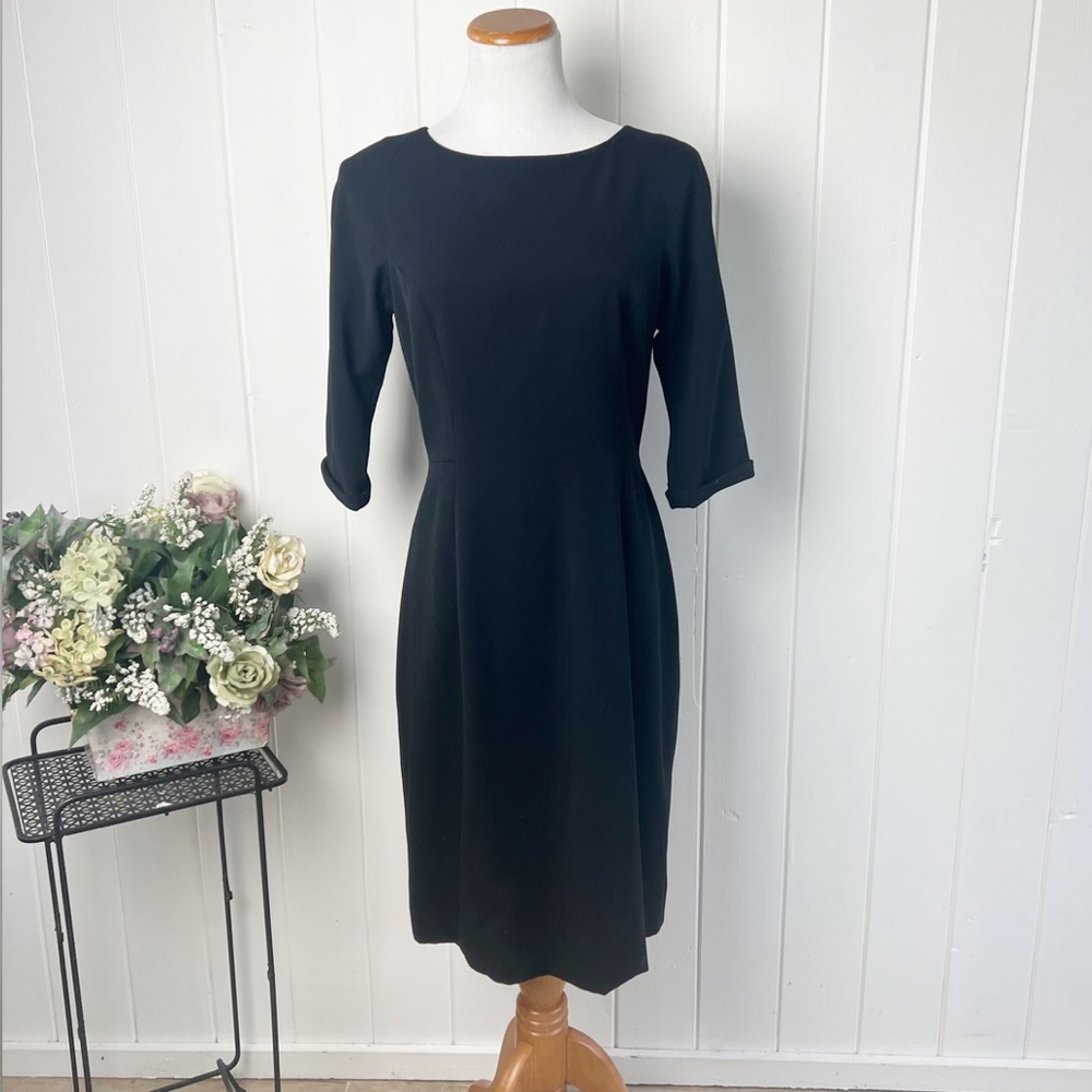 Vintage Fiori di Zucca Black Dress